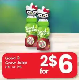 Safeway Good 2 Grow Juice offer