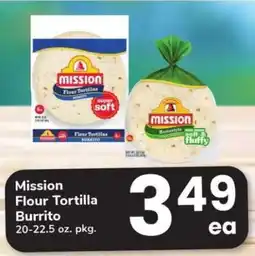Safeway Mission Flour Tortilla Burrito offer