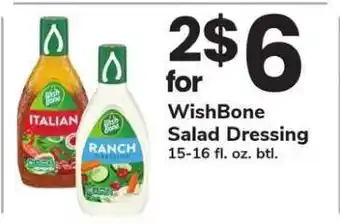 Safeway Wishbone Salad Dressing offer