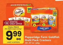Safeway Pepperidge Farm Goldfish Multi Pack Crackers offer