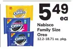 Safeway Nabisco Family Size Oreo offer