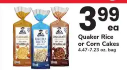 Safeway Quaker Rice or Corn Cakes offer