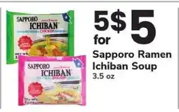 Safeway Sapporo Ramen Ichiban Soup offer
