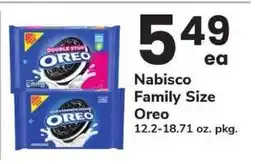 Safeway Nabisco Family Size Oreo offer