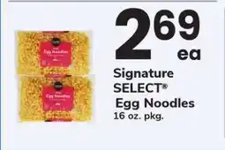 Safeway Signature Select Egg Noodles offer