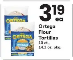 Safeway Ortega Flour Tortillas offer