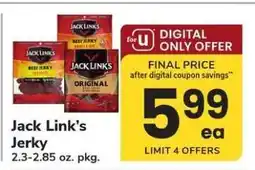 Safeway Jack Link's Jerky offer