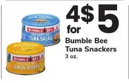 Safeway Bumble Bee Tuna Snackers offer