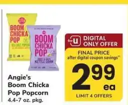 Safeway Angie's Boom Chicka Pop Popcorn offer