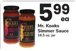 Safeway Mr. Kooks Simmer Sauce offer
