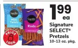 Safeway Signature Select Pretzels offer