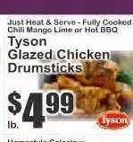 Key Food Tyson Glazed Chicken Drumsticks offer