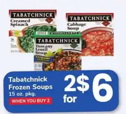 Safeway Tabatchnick Frozen Soups offer