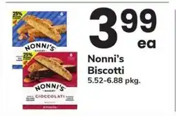 Safeway Nonni’s Biscotti offer