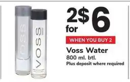 Safeway Voss Water offer