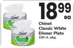 Safeway Chinet Classic White Dinner Plate offer