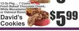 Key Food David's Cookies offer