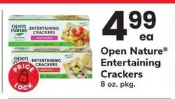 Safeway OPEN NATURE ENTERTAINING CRACKERS offer