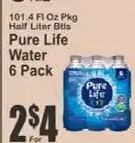 Key Food Pure Life Water 6 Pack offer