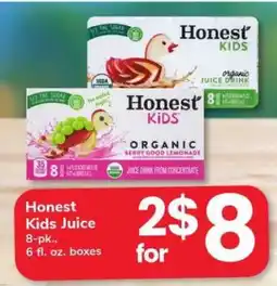 Safeway Honest Kids juice offer