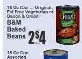 Key Food B & M Baked Beans offer