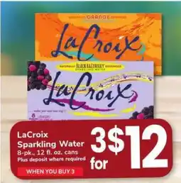 Safeway LaCroix Sparkling Water offer