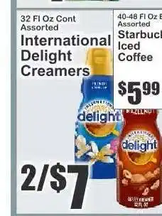 Key Food International Delight Creamers offer