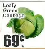 Key Food Leafy Green Cabbage offer