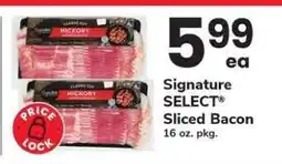 Safeway Signature Select Sliced Bacon offer