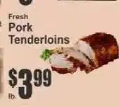 Key Food Fresh Pork Tenderloins offer