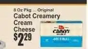 Key Food Cabot Creamery Cream Cheese offer