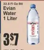 Key Food Evian Water offer