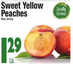King Kullen Sweet Yellow Peaches offer