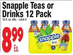 King Kullen Snapple Tea offer