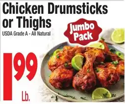 King Kullen Chicken Drumsticks or Thighs offer