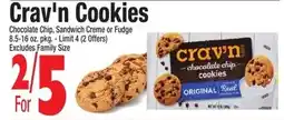 King Kullen Crav'n chocolate chip cookies offer
