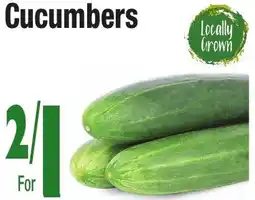 King Kullen Cucumbers offer