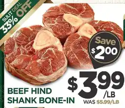 Island Pacific Market Beef Hind Shank Bone-In offer