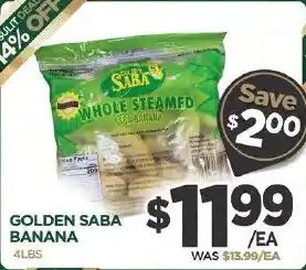 Golden Saba Banana