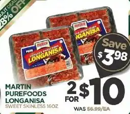 Island Pacific Market Martin purefoods longanisa offer