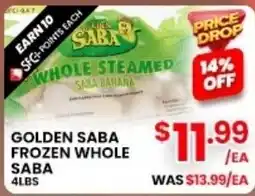 Seafood City Golden Saba frozen whole saba offer