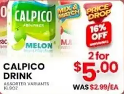 Seafood City Calpico drink offer