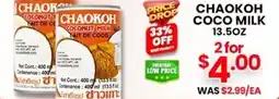 Seafood City Chaokoh coco milk offer
