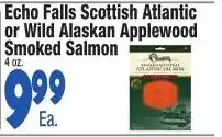 King Kullen Echo Falls Scottish Atlantic or Wild Alaskan Applewood Smoked Salmon offer