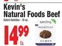 King Kullen Kevin's natural foods beef offer