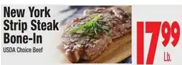 King Kullen New York Strip Steak Bone-In offer