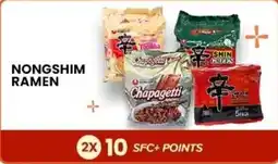 Seafood City Nongshim Ramen offer