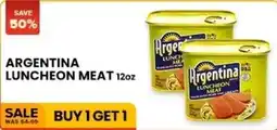 Seafood City Argentina luncheon meat offer
