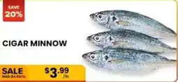 Seafood City Cigar Minnow offer