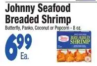 King Kullen Johnny Seafood breaded shrimp offer
